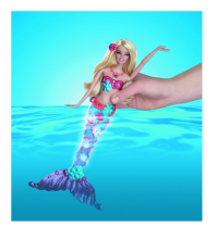 Barbie by Mattel Sparkle Lights Mermaid V7046