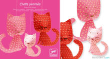 Djeco DD04955 hang outs Perched Cats