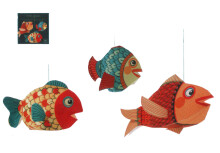 Djeco DD04955 Fish Pakaramas 3D interjera zivtiņas 3gb