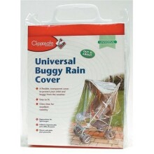 Clippasafe Universal Buggy Rain Cover CLI 16 Universālā lietus plēve pastaigu/sporta ratiem