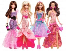 Mattel Barbie Fashionista Nikki Doll Art. Y7495 Кукла Барби в вечернем платье