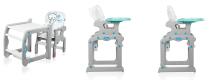Baby Design CANDY CACTUS 05   Barošanas Krēsliņš+galdiņš Transformeris