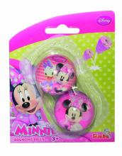Simba Minnie Mouse 107050148 Bouncing Balls Guminių kamuoliukų rinkinys 4,5 cm. (kamuoliukai 2 vnt.)