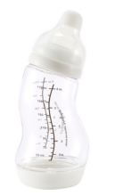 Difrax S-formas pudelīte 170 ml white Art.705