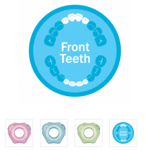 Munchkin 11478 Front Teeth Teether Stage 1 pink
