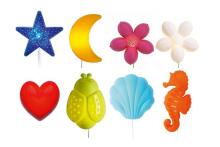 Made in Sweden Smila Blomma Art. 000.970.97 Настенная Лампа для детской комнаты