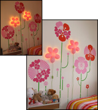 Made in Sweden Smila Blomma Art. 000.970.97 Настенная Лампа для детской комнаты