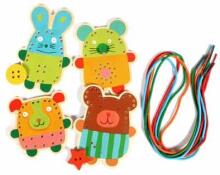 Djeco Art.DJ01680 Аttīstoša rotaļlieta bērniem Corda DouDou