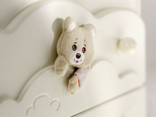 Baby Expert Tenerino by Trudi Детская эксклюзивная кроватка Cream Platino, цвет: Кремовый/платиновый