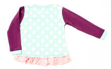 BebeKids 8376 Meiteņu kokvilnas T-Krēkls ar garajām piedurknēm   ( 86,92 cm. )