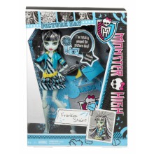 „Mattel Monster High Picture Day“ dailės menas.BBJ77 Frankie Stein lėlė su aksesuarais