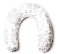 La Bebe™ Rich Cotton Nursing Maternity Pillow Art.67036 White vintage Black vintage Nursing Pillow 30x104 cm