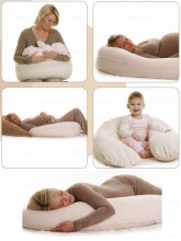 „La Bebe ™“ patogi medvilnės slaugos motinystės pagalvė, 67343 derliaus medvilninė pasaga, skirta maitinti / miegoti / pasaga nėščioms moterims 20 * 70cm
