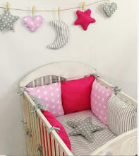 La bebe™ bumper 8 Set Art.67582 Gultas veļas komplekts no 8 daļām