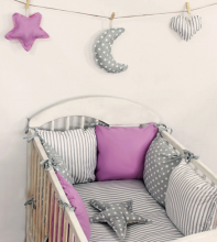 La bebe™ 8 Set Art.67584 Grey/Pink