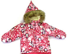 Huppa '15 Virgo Pinguin 1721BW00-663 Ziemas mazuļu termo jaka (92cm)