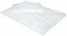 La Bebe™ NO Комплект одеяло и подушка из синтепона в хлопковом чехле.135х100/40x60 Satin Set Blanket(135)+Pillow Art.68083 White Pattern