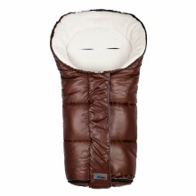 Alta Bebe Art. AL2227-30 brown/white Baby Sleeping Bag Bērnu Ziemas Siltais Guļammaiss
