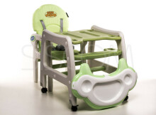 „Baby Maxi 1278 Green 5in1“ daugiafunkcis kėdės stalas + lopšys