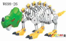 Edu Fun Toys Art.W698-26 Конструктор металлический Динозавр