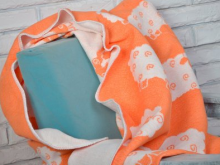 WOT Art.ALE 004/5 Сhenille Baby Blanket 100% Cotton 90x133