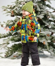 LENNE '15 Elton 14354/042 žieminės vaikiškos šiluminės kelnės su aukštu liemeniu (104 cm)