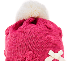 Lenne '15 Knitted Hat Mammu Art.14376/187 Meiteņu siltā cepure