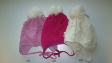 Lenne '15 Knitted Hat Mammu Art.14376/187 Теплая шапочка для девочек