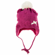 Lenne '15 Knitted Hat Mammu Art.14376/271 Теплая шапочка для девочек
