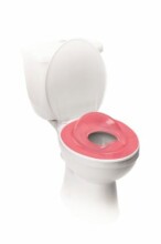 „Nuvita“ menas. 2440 Rožinis antibakterinis tualeto dangčio reduktorius