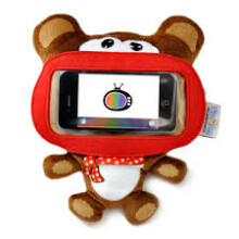 „Wise Pet Smartphone Mini Bear“ 900204 minkštas žaislas - apsauginis išmaniųjų telefonų dėklas