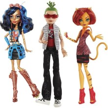 Mattel Monster High Art.Y0421 Alive Doll Deuge Gorgon Кукла
