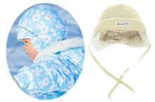 LENNE'15 Tim 14782-6220 Thermo cap Термо полушерстяная шапка для младенцев на завязочках