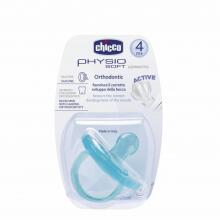 Chicco Art.02712.21  fizioloģiskās formas māneklītis silikona māneklītis 4+ (aqua)