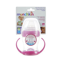 Munchkin Art. 011890 Flexi Transition Cup Кружка непроливайка с мягким силиконовым носиком для удобного питья, 120 мл
