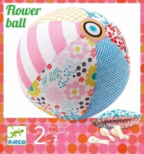 Djeco Art.DJ02050 Gėlių kamuolys Spalvoto audinio balionas