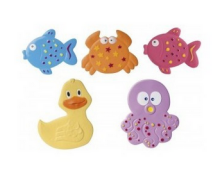 Canpol Babies Ocean Art.80/003 Mini bath mats 5 pcs