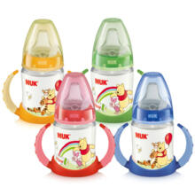 Nuk First Choice  Disney Art.SD68  Бутылочка-поильник  с насадкой для питья с силиконовой соской с 6 мес. 150 мл.
