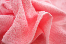 „Baltic Textile“ kilpiniai rankšluosčiai „Super Soft Pink“ Vaikiški medvilniniai kilpiniai rankšluosčiai 70x130cm