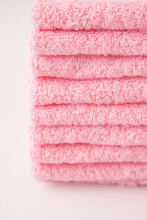 „Baltic Textile“ kilpiniai rankšluosčiai „Super Soft Pink“ Vaikiški medvilniniai kilpiniai rankšluosčiai 70x130cm