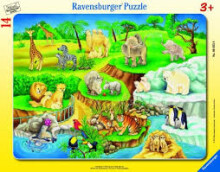 „Ravensburger Puzzle Art.06052“ 14 vnt. Gyvūnai