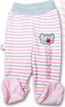 Bobas Mouse Art.2299/2303 Хлопковые штанишки с широким поясом pink
