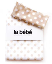 La Bebe™ Art.72667 Prikker Set Natural Cotton Baby Cot Bed Set Bērnu dabīgas kokvilnas komplekts no 3 daļām 100x135, 105x150, 40x60 cm