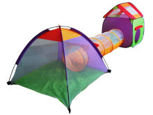 D&S Company KPT-200.2 Детский комплект (палатка, туннель, вигвам) + 200 шариков  124760858