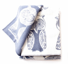 Детское шерстяное одеяло Owl Art. 0607 Merinos 100x140cm