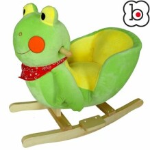 Babygo'15 Frog Rocker Plush Animal Bērnu Koka Šūpoles -  ar mūziku