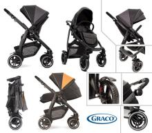 Graco  Evo XT Art.1986891 Black Grey Прогулочная коляска