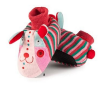 Soxo Art.63560 Infant slippers with animals Детские носочки-мокасины (Тапочки-игрушки)