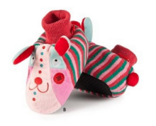 Soxo Art.63560 Infant slippers with animals Детские носочки-мокасины (Тапочки-игрушки)