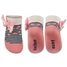 Soxo Baby 01367 Хлопковые стильные носки с бантиком (0-12м)